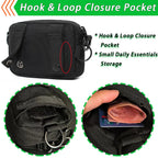 Tactical Crossbody EDC Pouch Compact Molle Waist Pack & Shoulder Bag 600D Nylon Organizer for Daily Essentials & Gadgets