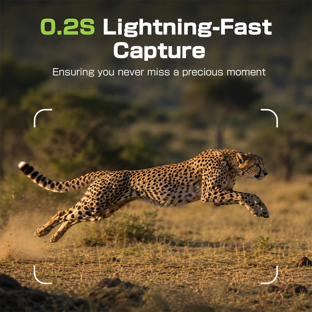 EU 4G Cellular 2K Battery Solar PIR Motion Activated Wildlife Hunting Trail Camera IP65 Outdoor Night Vision No Red Exposure