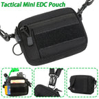 Tactical Crossbody EDC Pouch Compact Molle Waist Pack & Shoulder Bag 600D Nylon Organizer for Daily Essentials & Gadgets