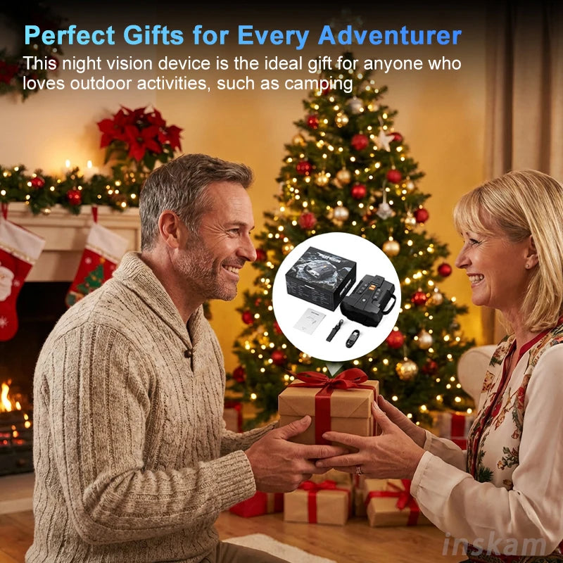 4K Night Vision Binoculars 4.5inch Big Screen Night Vision Goggles 5000mAh 800m Full Dark Infrared Night Vision Telescope Goggle