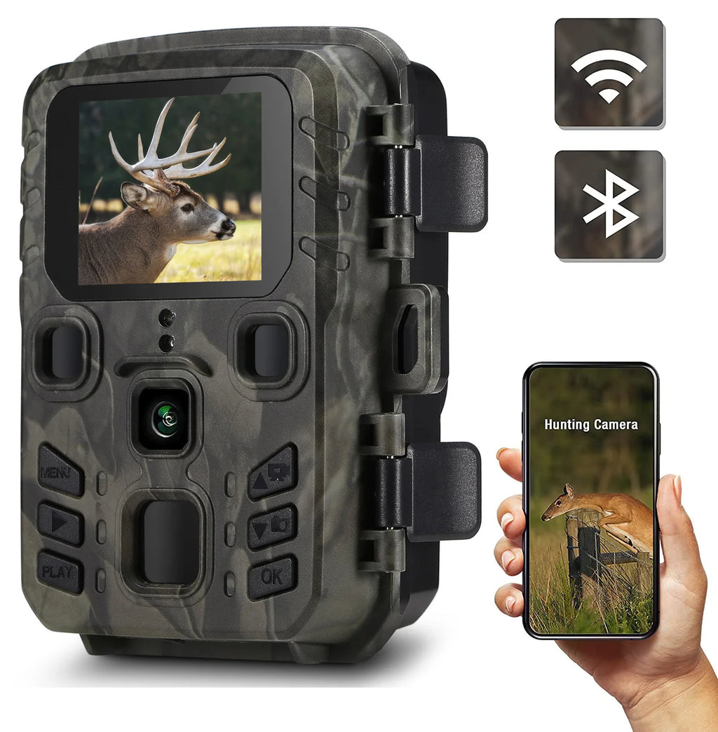 Suntekcam 20MP 1080P Wireless Hunting Camera Trail Outdoor Night Vision Waterproof IP65 Photo Trap Mini301 for Wildlife