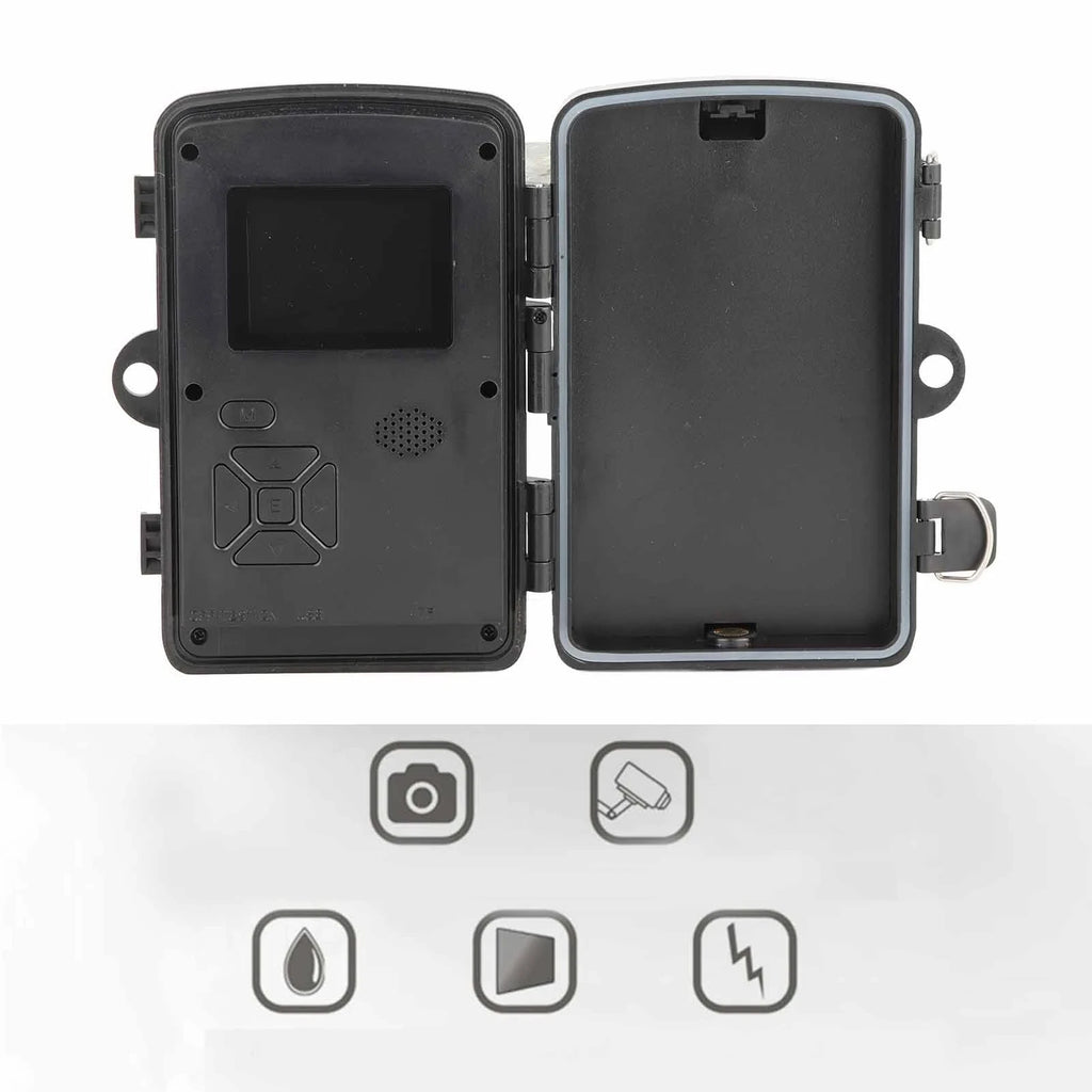 HD Infrared Night Vision Trail Camera 2.0inch TFT Display 1920x1080P IP66 Waterproof for Outdoor Wildlife Hunting