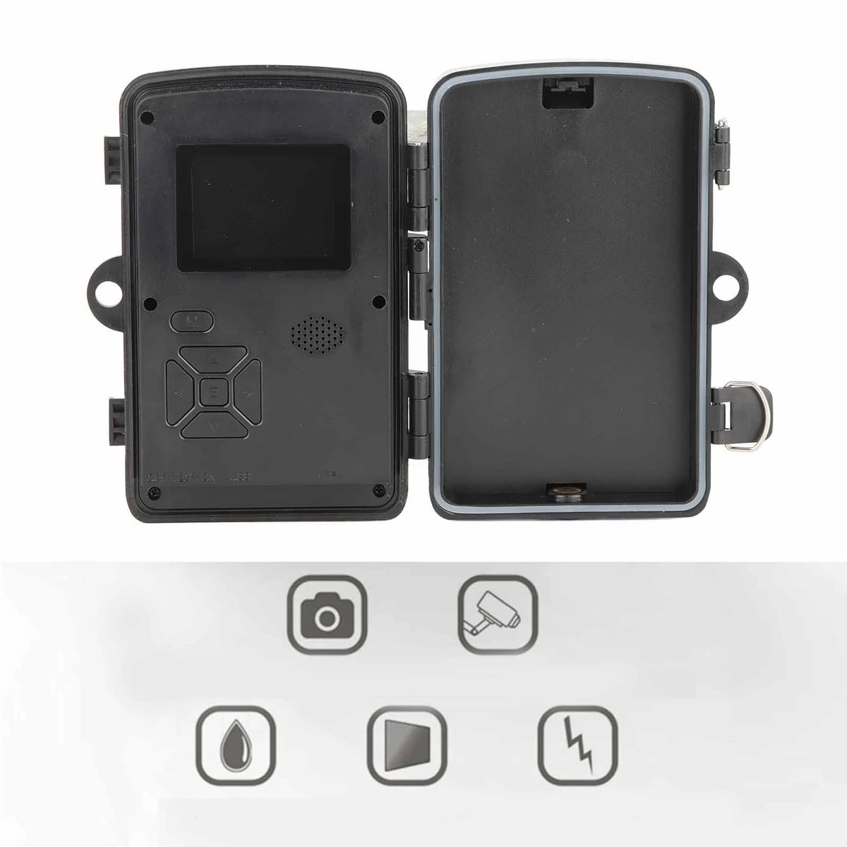 HD Infrared Night Vision Trail Camera 2.0inch TFT Display 1920x1080P IP66 Waterproof for Outdoor Wildlife Hunting