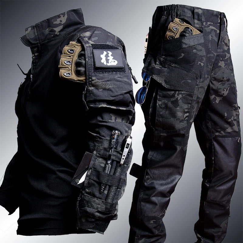 Tactical  Uniform Suits Milit Outdoor Camouflage Suit Hunting Shirts Pants Fish Trainning Airsoft Paintball Clothes Sets