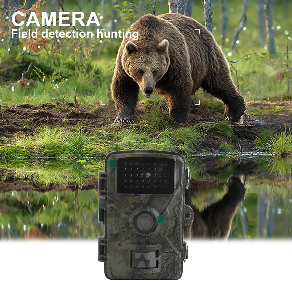 HD Infrared Night Vision Trail Camera 2.0inch TFT Display 1920x1080P IP66 Waterproof for Outdoor Wildlife Hunting