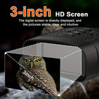 3'' Screen 2.5K Night Vision Binoculars 6X Digital Zoom With Tactical Light 2000mAh Infrared Night Vision Goggles for Camping