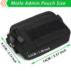 Tactical Crossbody EDC Pouch Compact Molle Waist Pack & Shoulder Bag 600D Nylon Organizer for Daily Essentials & Gadgets